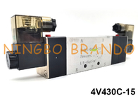 4V430C-15 Pneumatyczny zawór elektromagnetyczny typu Airtac 5/3 Way 24VDC 220VAC