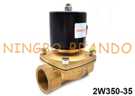 2W350-35 Mosiężny normalnie zamknięty zawór elektromagnetyczny Bezpośrednie działanie na gaz wodny z olejem powietrznym
