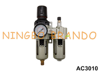 AC3010-02 Zestaw regulatora filtra powietrza i smarownicy 1/4'' FRL
