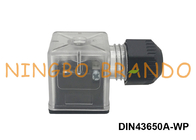 DIN43650A Wodoodporne złącze cewki zaworu elektromagnetycznego IP67 2P + E 3P + E