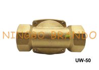 2 &quot;2W500-50 UW-50 Uni-D Typ NBR Membranowy mosiężny elektryczny zawór elektromagnetyczny normalnie zamknięty AC110V DC24V