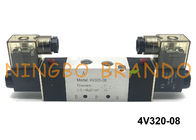 4V320-08 1/4 &quot;BSPT AirTAC Typ Pneumatyczny zawór elektromagnetyczny 5/2 Way Kierunkowe sterowanie DC24V