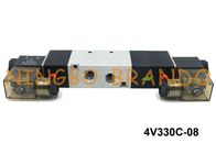1/4 &quot;NPT 4V330C-08 Pneumatyczny zawór elektromagnetyczny typu AirTAC 5/3 Way Close Center AC220V DC24V