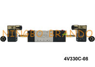1/4 &quot;NPT 4V330C-08 Pneumatyczny zawór elektromagnetyczny typu AirTAC 5/3 Way Close Center AC220V DC24V