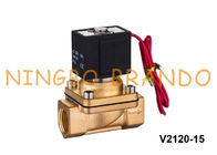 Zawór elektromagnetyczny z mosiądzu typu SMC do gazu wodnego 3/8 `` VX2130-10 1/2 '' VX2130-15 220 V AC 24 V DC
