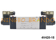 1/2 `` NPT BSPT 5/2 Way 4V420-15 Pneumatyczny zawór elektromagnetyczny sterujący kierunkiem powietrza
