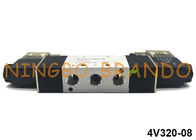 4V320-08 Pneumatyczny zawór elektromagnetyczny typu Airtac 5-drożny 2 pozycja 220VAC