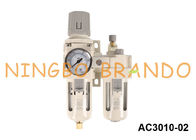 AC3010-02 SMC Typ FRL Połączenie smarownicy z filtrem powietrza i regulatorem