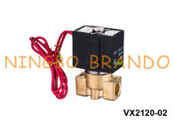 VX2120-02 Mosiężny zawór elektromagnetyczny typu SMC 2/2-drożny NC 1/4 '' 24V 220V