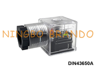 DIN43650A Złącze cewki zaworu elektromagnetycznego Przezroczyste DIN 43650 Form A