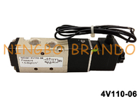AIRTAC typ 4V110-06 5-drożny 2-pozycyjny pneumatyczny zawór elektromagnetyczny 1/8&quot;