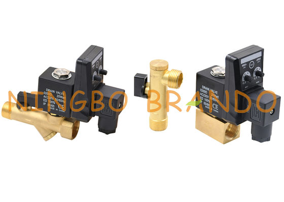 JORC Type Timer Controlled Auto Drain Valve For Air Compressor 230V
