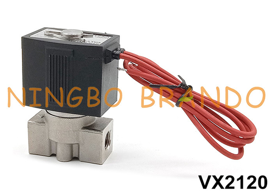 SMC Typ VX2120-02 Zawór magnetyczny ze stali nierdzewnej 1/4' 24V 220V