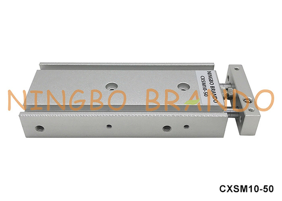 CXSM10-50 SMC Typ Dwuprzęgłowy Cylinder Pneumatyczny 10 mm Wylotowy 50 mm Uderzenie