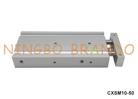 CXSM10-50 SMC Typ Dwuprzęgłowy Cylinder Pneumatyczny 10 mm Wylotowy 50 mm Uderzenie