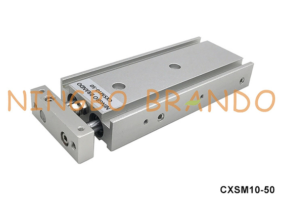 CXSM10-50 SMC Typ Dwuprzęgłowy Cylinder Pneumatyczny 10 mm Wylotowy 50 mm Uderzenie