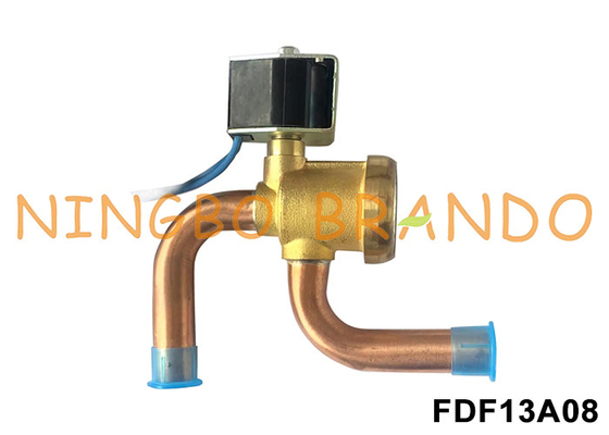 FDF13A08 5/8'' Sanhua Typ Solenoid Valve dla pompy ciepła 24V 110V 220V