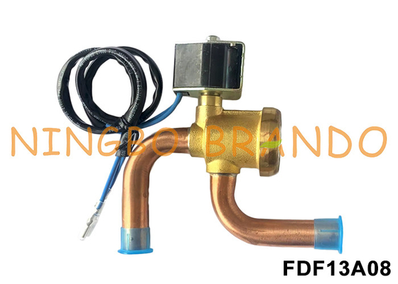 FDF13A08 5/8'' Sanhua Typ Solenoid Valve dla pompy ciepła 24V 110V 220V