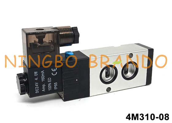 Airtac Typ 4M310-08 Namur Pilot Solenoid Valve 5/2 Way 24V 220V