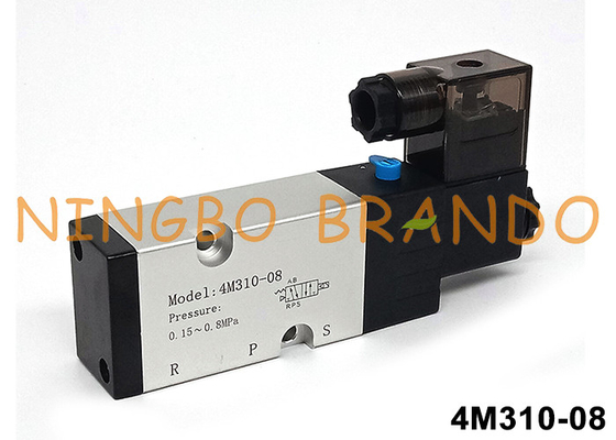 Airtac Typ 4M310-08 Namur Pilot Solenoid Valve 5/2 Way 24V 220V