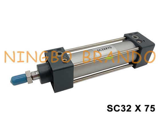 Serial SC Dwukrotnie działający cylinder powietrza pneumatycznego 32 mm Wydrukowany 75 mm