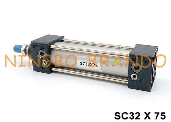 Serial SC Dwukrotnie działający cylinder powietrza pneumatycznego 32 mm Wydrukowany 75 mm