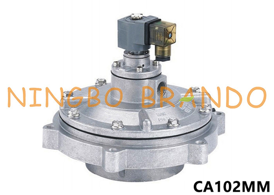 CA102MM 4'' Pulsowy Zawór Odrzutowy pełnego zanurzenia do filtra workowego 24V DC 220V AC