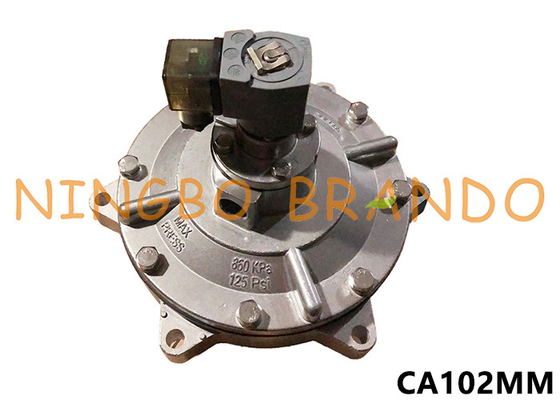 CA102MM 4'' Pulsowy Zawór Odrzutowy pełnego zanurzenia do filtra workowego 24V DC 220V AC