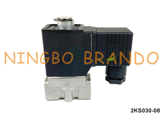 2KS030-08 Typ Airtac Normalnie otwarty zawór magnetyczny ze stali nierdzewnej 24V 110V 220V