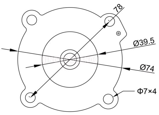 Zestaw naprawczy membrany VP25 do zaworu impulsowego HUANENG MD125 1 cala