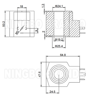 Cewka elektromagnetyczna zaworu hydraulicznego do Yuken DSG-01 Seria 110V 120V 220V 240V