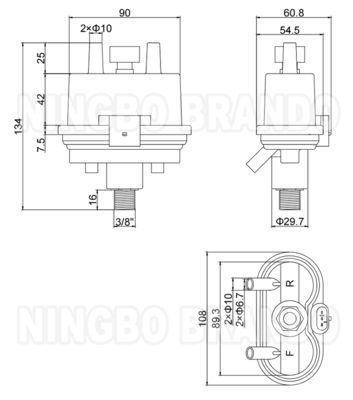 BouMatic Typ HiFlo Evolution 8583219 Pulsator do maszyny do mleka 24VDC
