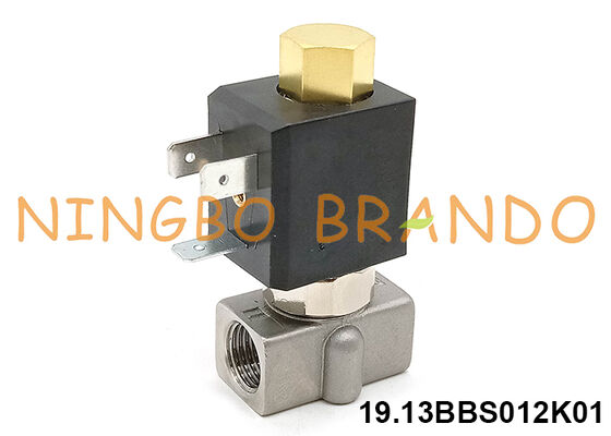 1/8'' 1/4'' 2 Way Normally Open Stainless Steel Solenoid Valve 30bar