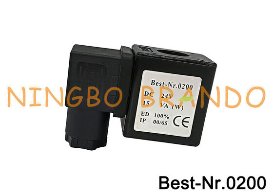 Nr. kat. 0200 DIN43650A Cewka zaworu elektromagnetycznego 24VDC 24V DC24V