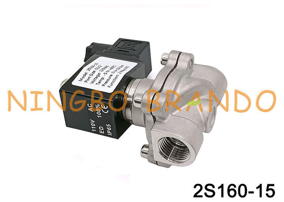 2S160-15 1/2 cala 2/2-drogowy zawór membranowy ze stali nierdzewnej