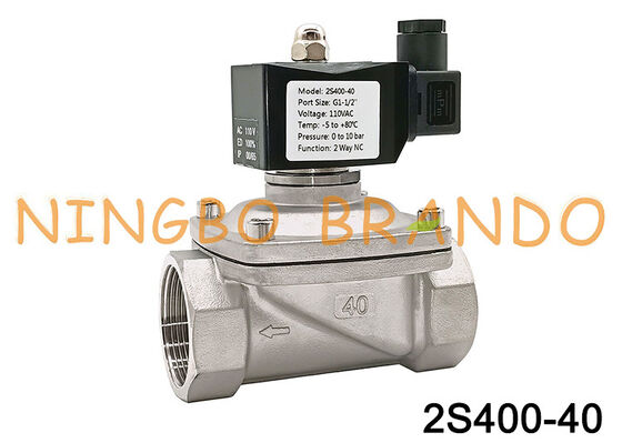 Zawór sterujący cieczą serii 2S 2S400-40 1,5 cala normalnie zamknięty
