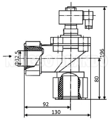 WXYD 1'' TDF-K25 Pulse Jet Valve z orzechem komodowym dla filtra workowego przemysłowego