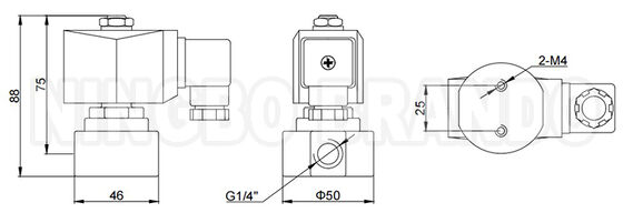 700 bar 10000 PSI Wyrzutnik elektryczny wysokiego ciśnienia1/4'' 220V 110V 24V 12V