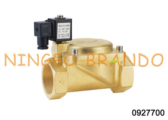 0927700 1.6Mpa Normalne zamknięcie 2 Way Brass Electric 2 Inch DN50 Water Solenoid Valve
