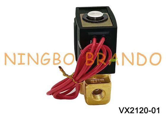 SMC Typ VX2120-01 Bezpośrednio sterowany 2-drogowy zawór elektromagnetyczny 1/8'' AC220V DC24V
