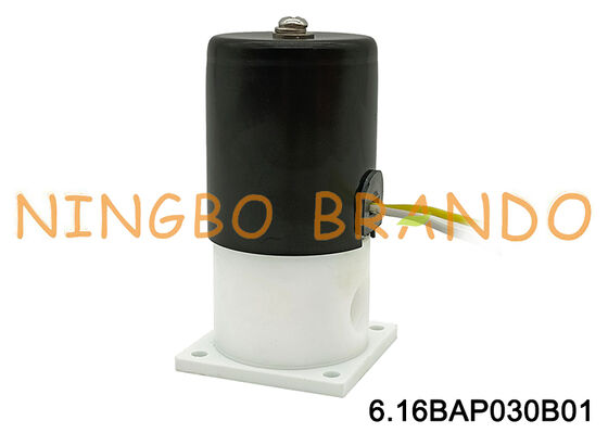 Zawór elektromagnetyczny 1/8 cala z PTFE do izolacji odporności na korozję kwasowo-alkaliczną