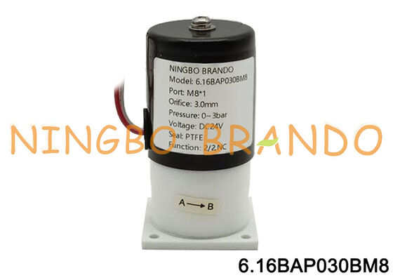 Izolacja antykorozyjna M8 Zawór elektromagnetyczny PTFE DC24V AC220V