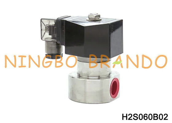 Zawór elektromagnetyczny 1/4 cala wysokiego ciśnienia SS304 100 bar AC220V AC110V DC24V