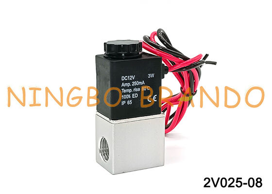 AIRTAC typ 2V025-08 2-drogowy zawór elektromagnetyczny, wolne przewody 1/4''