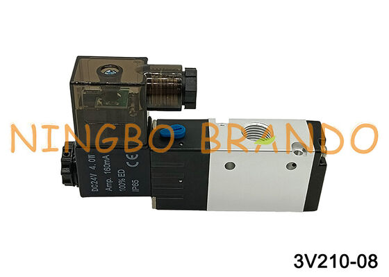 Airtac Typ 3V210-08-NC 3V210-08-NO Zawór elektromagnetyczny 3/2-drogowy Seria 3V200