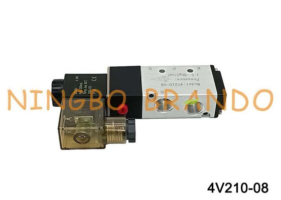 Airtac Typ 4V210-08 Elektrozawór powietrza 5/2-drogowy Seria 4V200