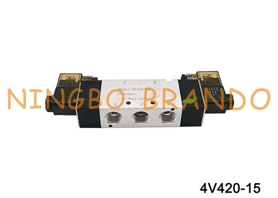 Zawór elektromagnetyczny typu AIRTAC Zawór powietrza 4V420-15 DC 12 V 24 V AC 110 V 220 V