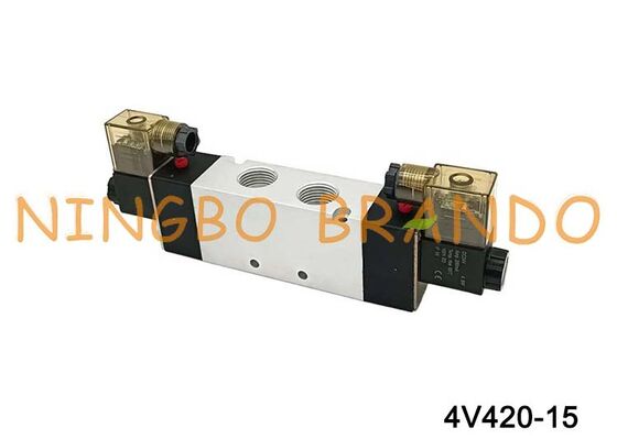 Zawór elektromagnetyczny typu AIRTAC Zawór powietrza 4V420-15 DC 12 V 24 V AC 110 V 220 V