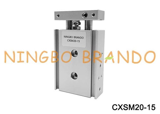 Typ SMC CXSM20-15 cyl Prowadnica Pneumatyczny cylinder pneumatyczny z podwójnym prętem, średnica 20 mm, skok 15 mm