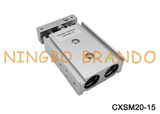 Typ SMC CXSM20-15 cyl Prowadnica Pneumatyczny cylinder pneumatyczny z podwójnym prętem, średnica 20 mm, skok 15 mm